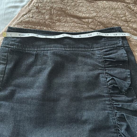 Leifsdottir | Button Up Denim Skirt Size 0 - Picture 9 of 13